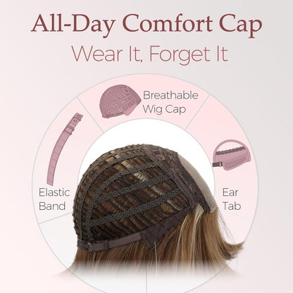 Clara - Wigyy Straight Cute Elegant Wig for Daily Use