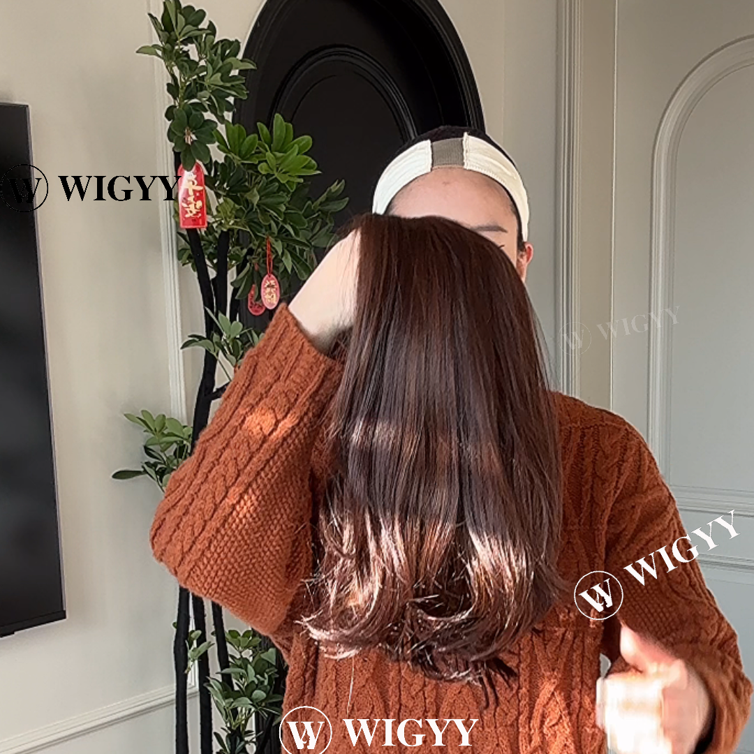 Hazel - Wigyy Straight Highlighted Elegant Wig