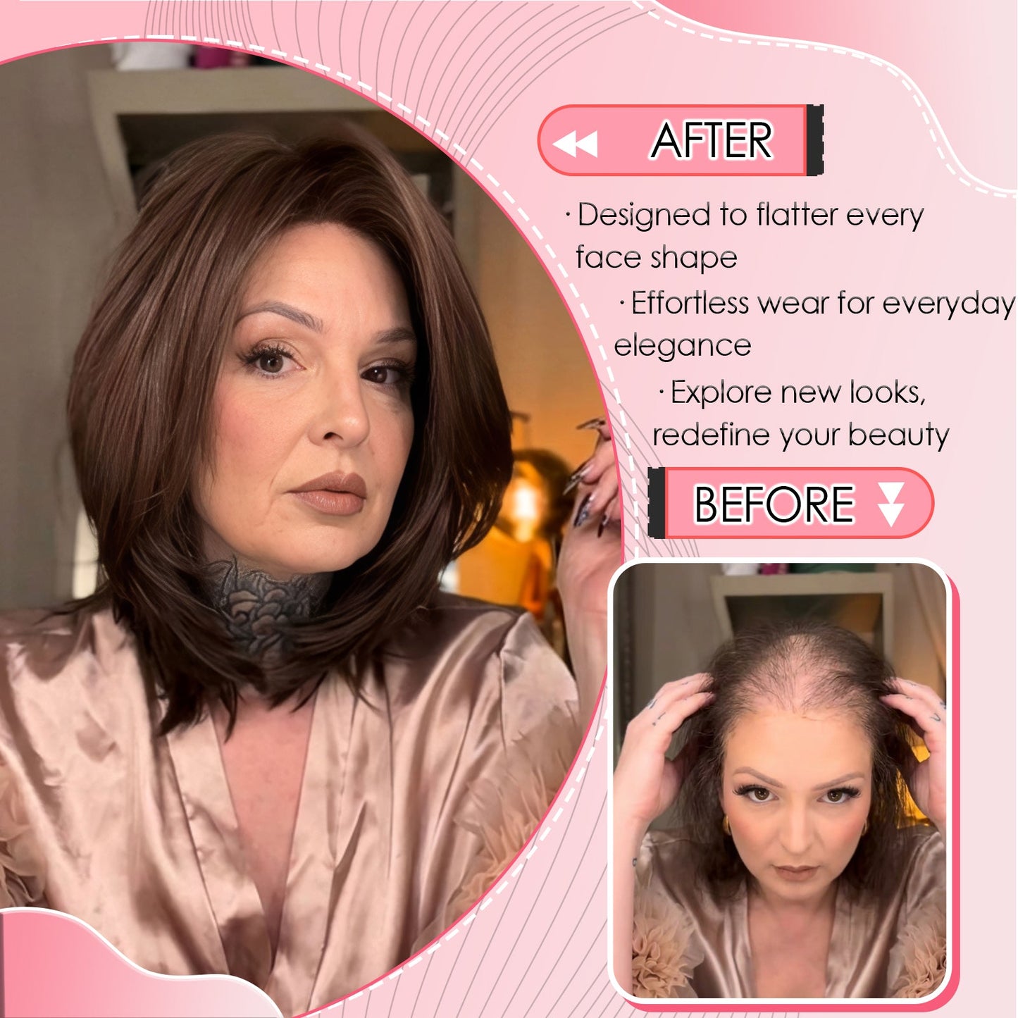 Edith - Wigyy Daily Use Soft Elegant Wig