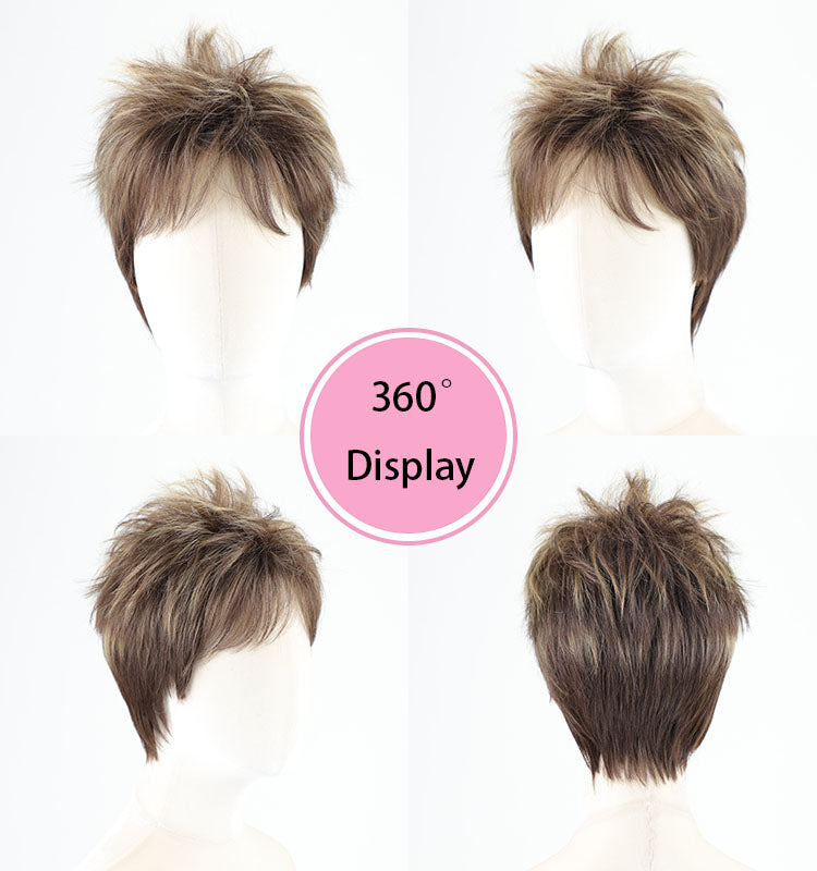 Doris - Wigyy Pixie Boy Short Synthetic Elegant Wigs