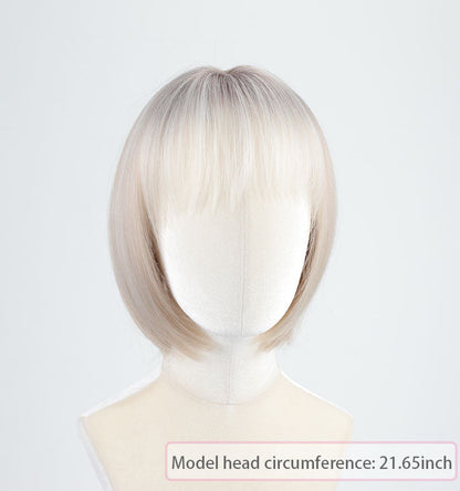 Perla - Wigyy Blonde Bob Elegant Wig with Bang