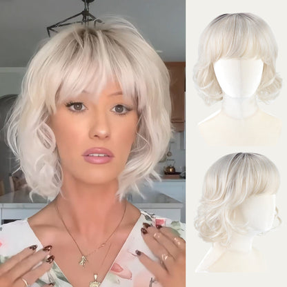 Flash Sale - Mabel - Wigyy Shoulder Length Daily Use Curl Elegant Wig