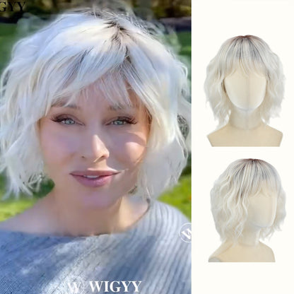Nadine - Wigyy Curl Elegant Wig with Bang