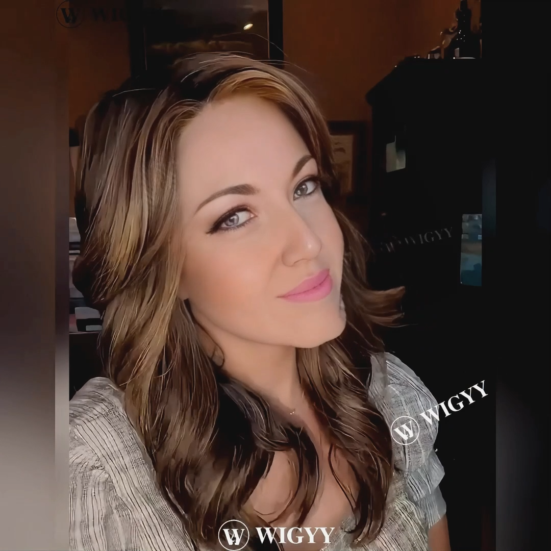 Gladys - Wigyy Brown Highlighted Curl Wig