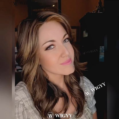 Gladys - Wigyy Brown Highlighted Curl Wig