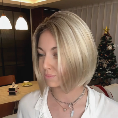 Estelle - Wigyy Mono-Front Daily Use Side-Parting Elegant Wig