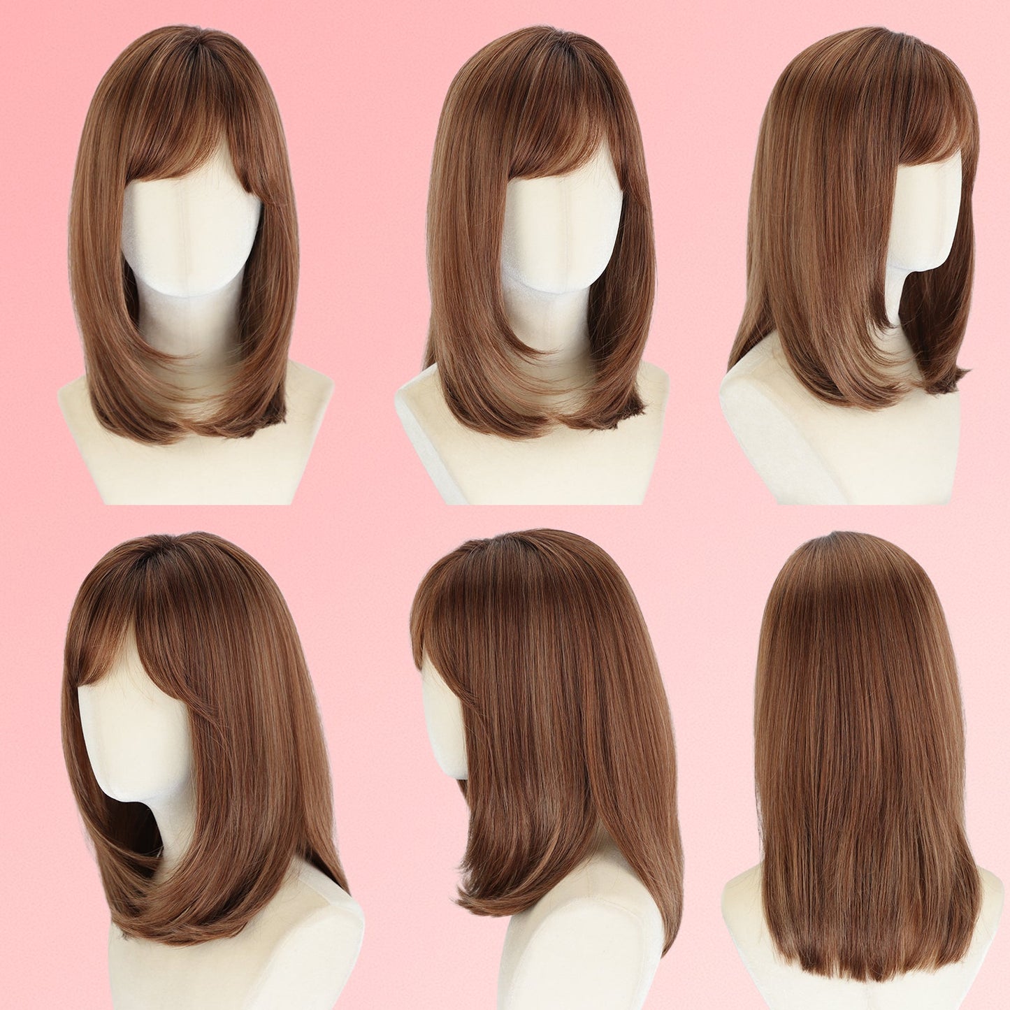 Ramona - Short Blonde Highlight Bob Wig
