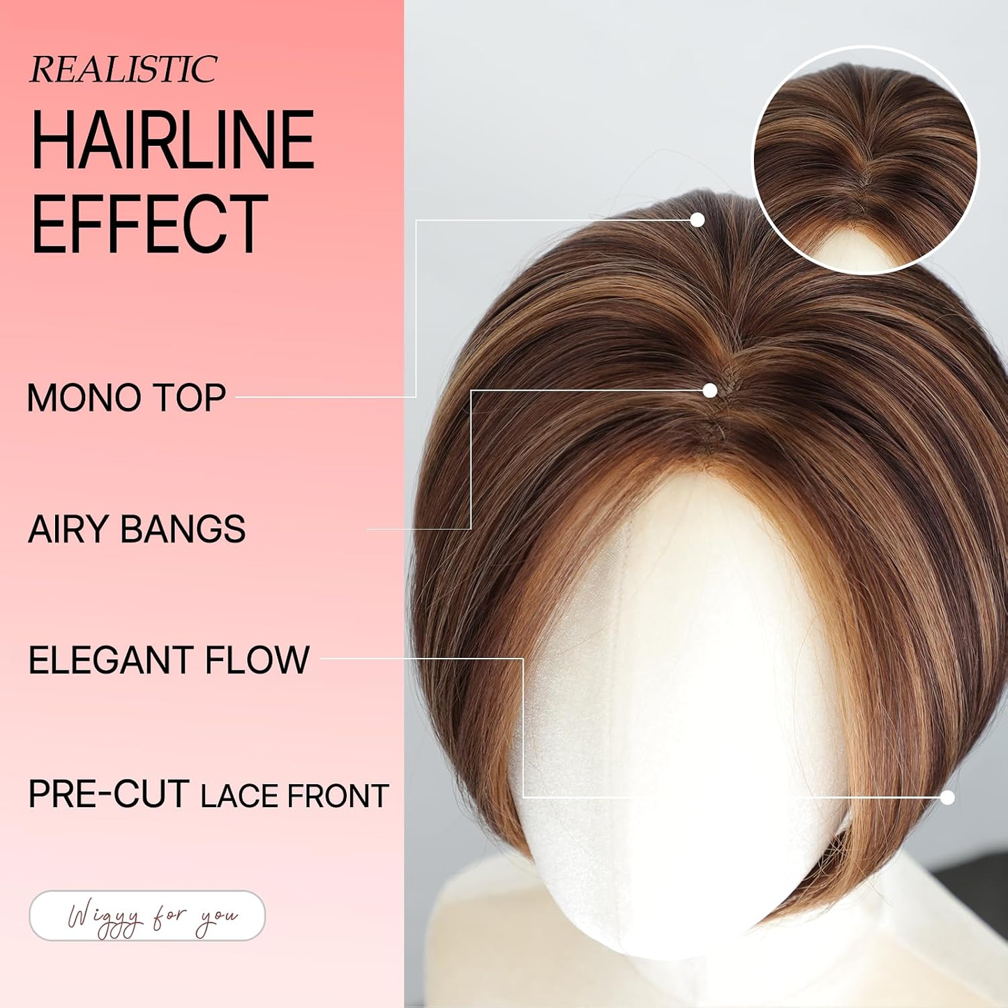 Raven | Sleek Side-Swept Glueless Bob with Seamless Hairline