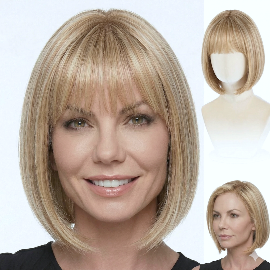 Perla - Wigyy Bob Elegant Wig with Bang