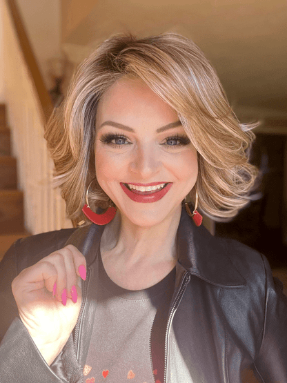 🩷Crowd Pleaser |Memory Cap Comfort Wavy Wig  Cap For All-Day Wear
