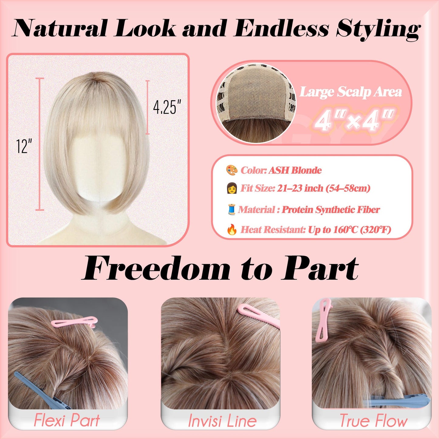 Perla - Wigyy Cutest Bob Elegant Wig with Bang