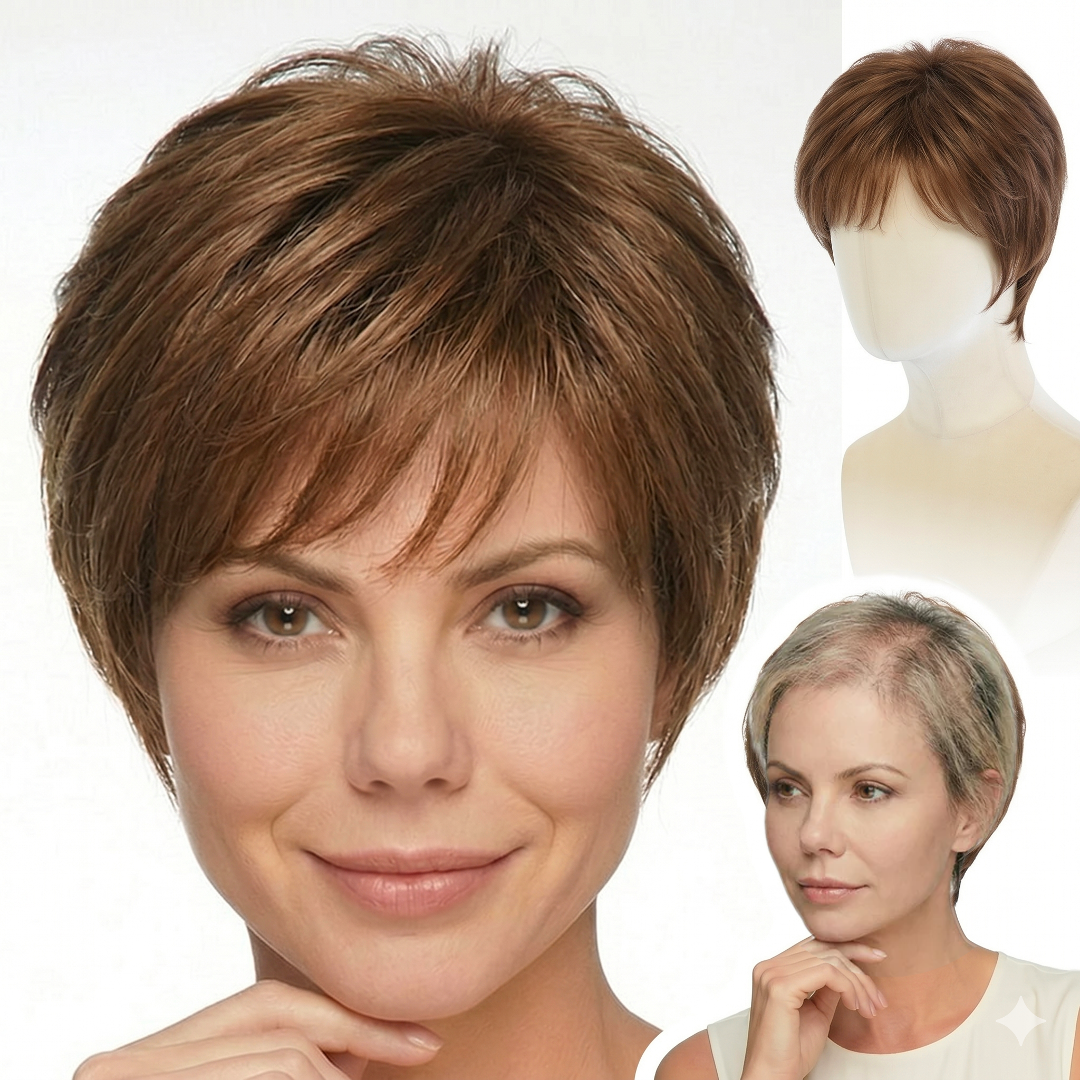 Tamsin - Short Ombre Blonde Pixie Cut Wigs