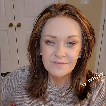 Hazel - Wigyy Straight Highlighted Elegant Wig