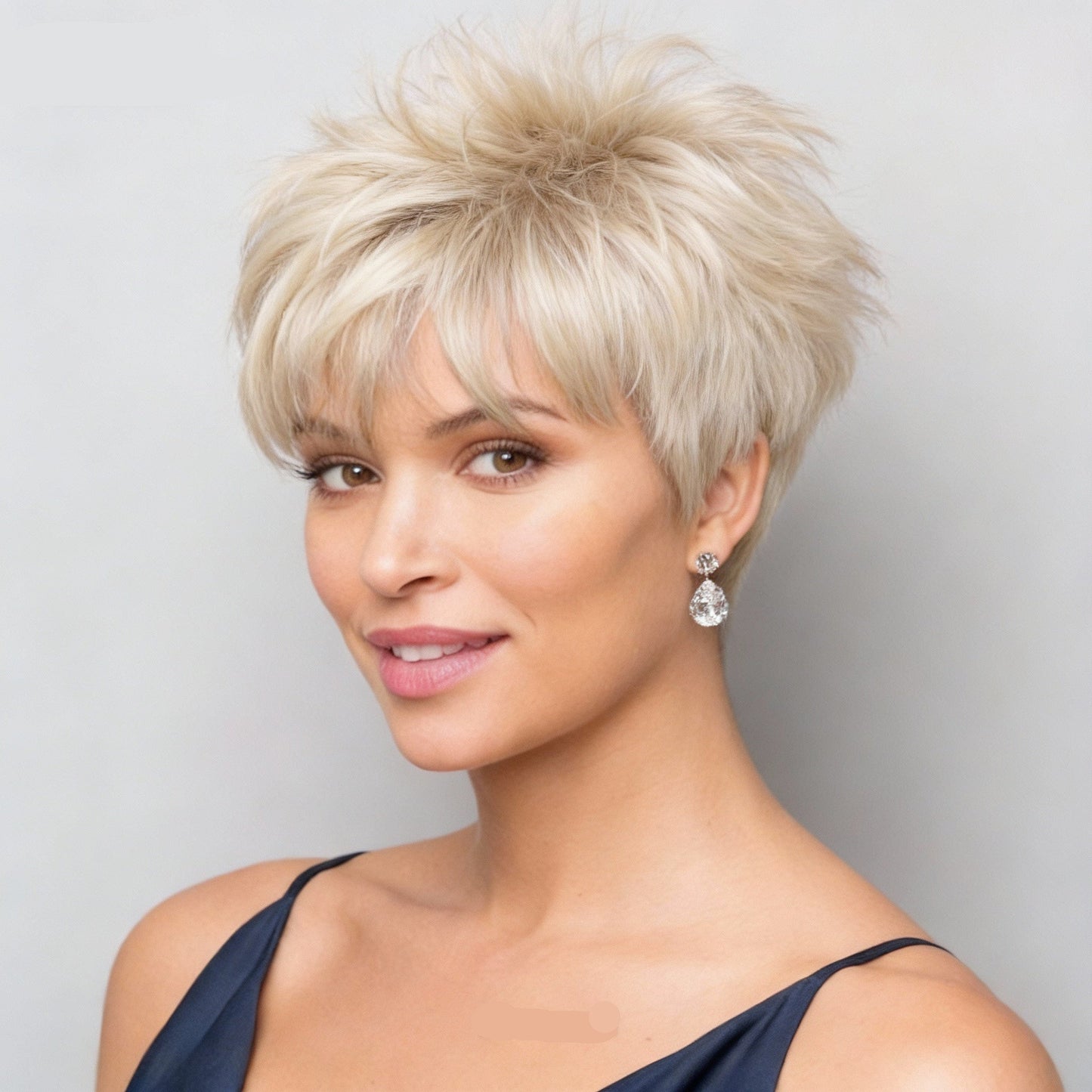Doris - Pixie Boy Short Synthetic Wigs 10inch