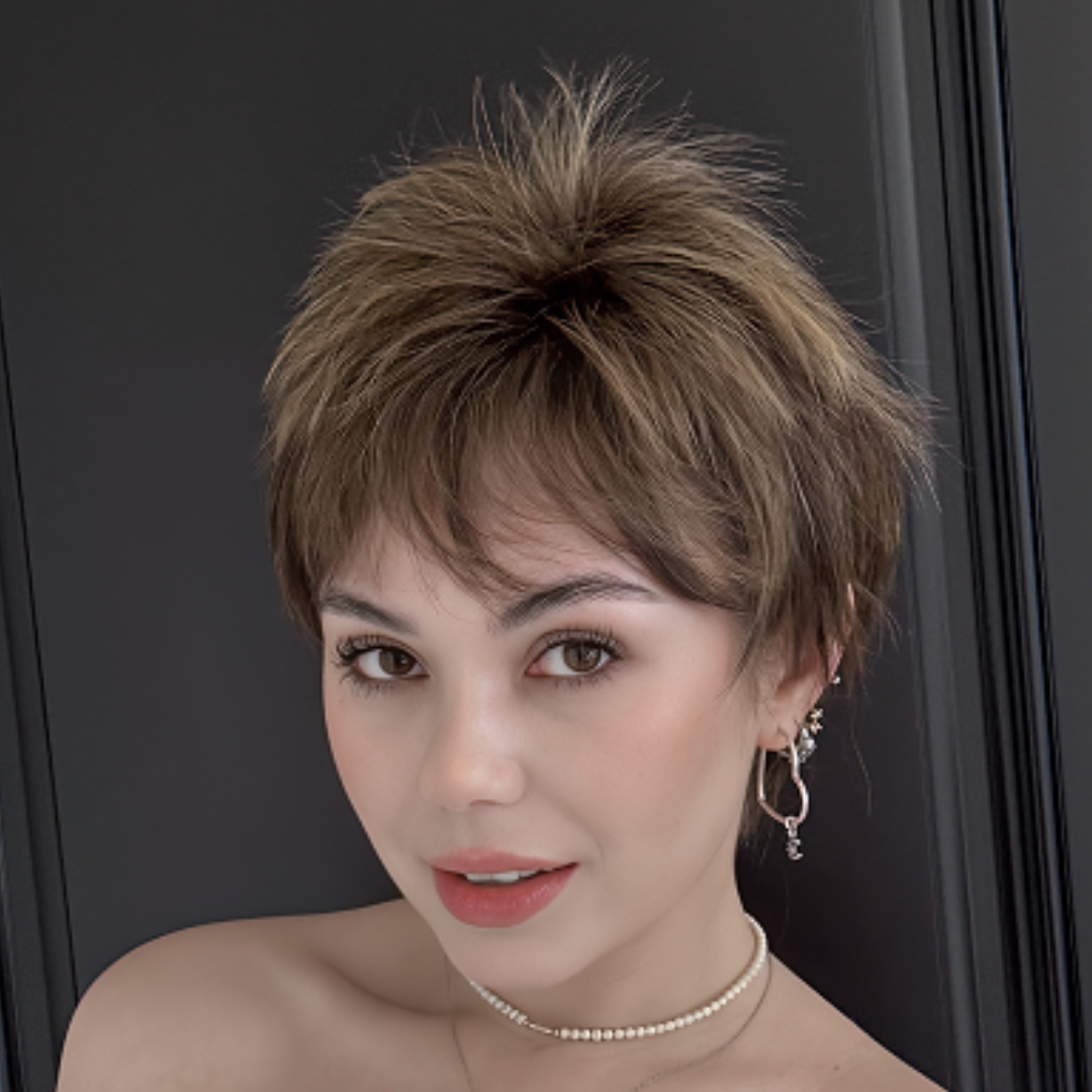 Doris - Wigyy Pixie Cut Hairstyles Daily Use Straight Elegant Wigs
