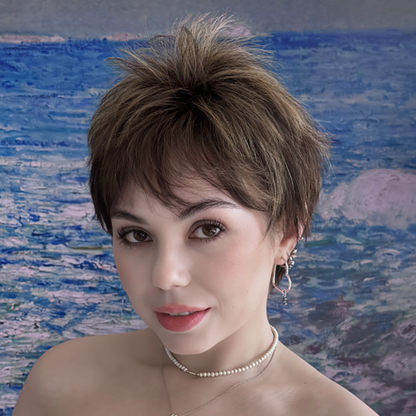 Doris - Wigyy Pixie Cut Hairstyles Daily Use Straight Elegant Wigs