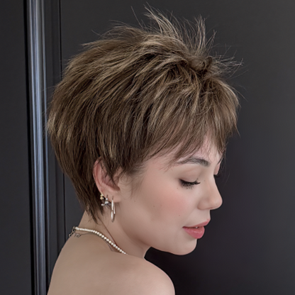 Doris - Wigyy Pixie Cut Hairstyles Daily Use Straight Elegant Wigs