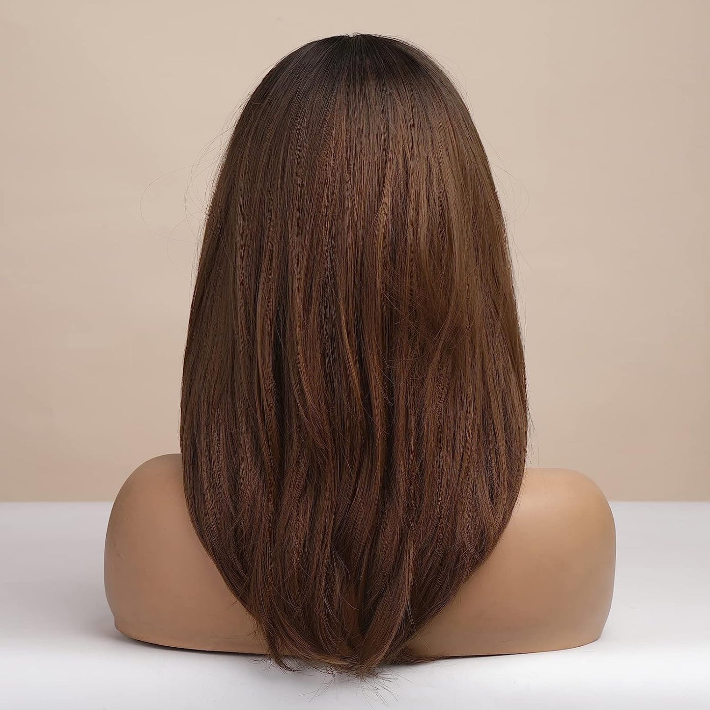 Synthetic Long Wigs  Hair with Bangs for Daily Use