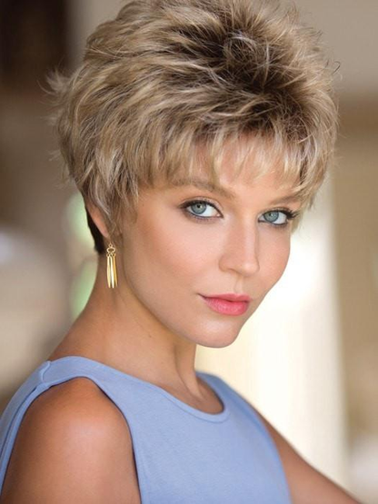 Harriet - Textured Feathered Shag  Voluminous Pixie Cut Wig