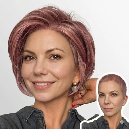 Raven - Wigyy Straight Grey Elegant Bob Wig