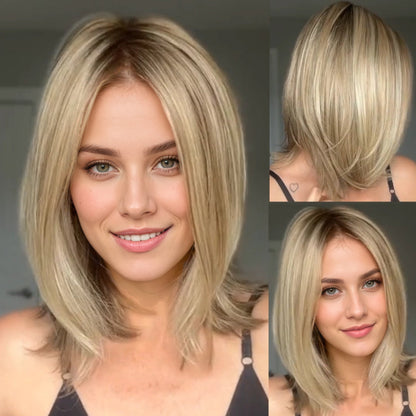 Edith - Wigyy Blonde Mono-Front Daily Use Multi-style Elegant Wig
