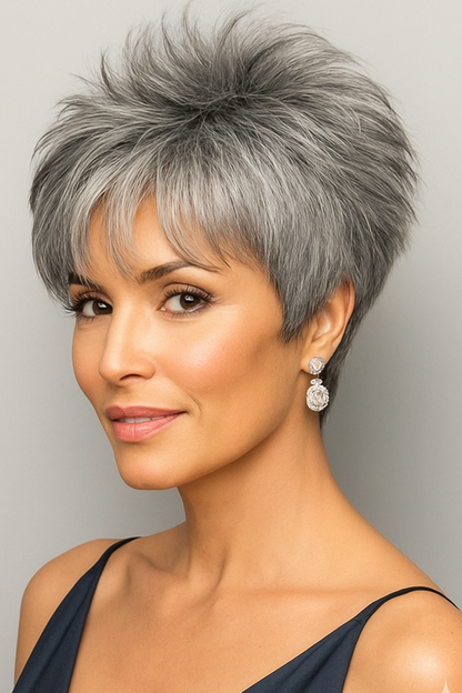 Doris - Pixie Boy Short Synthetic Wigs 10inch