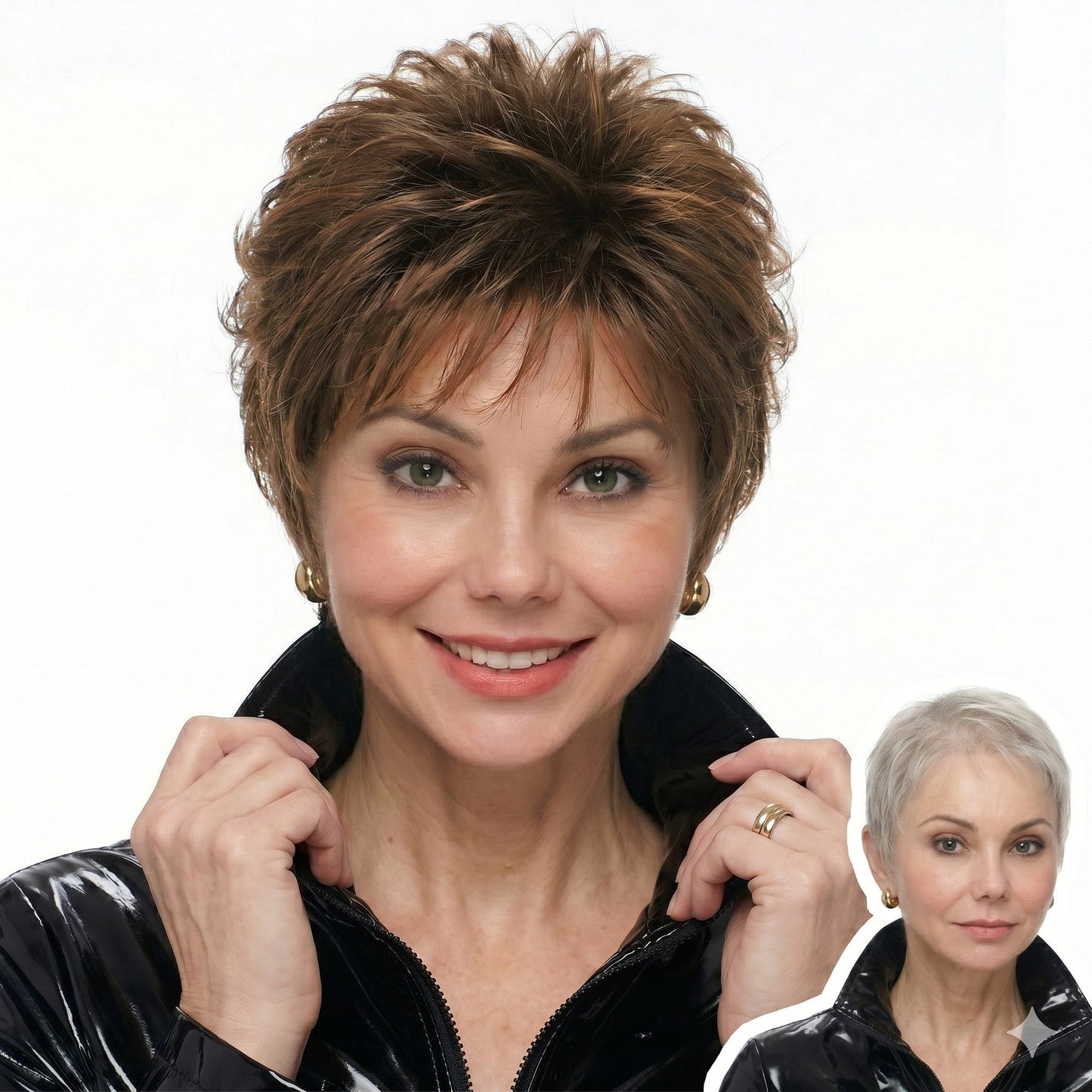 Harriet - Wigyy Vintage Pixie Cut Daily Use Elegant Wig