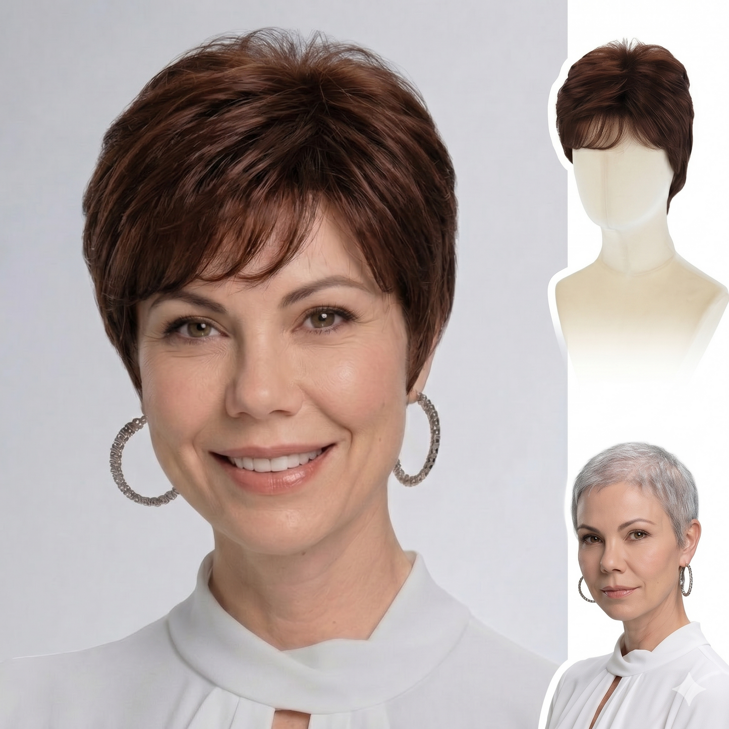 Gertrude - Wigyy Daily Use Pixel Cut Elegant Wig