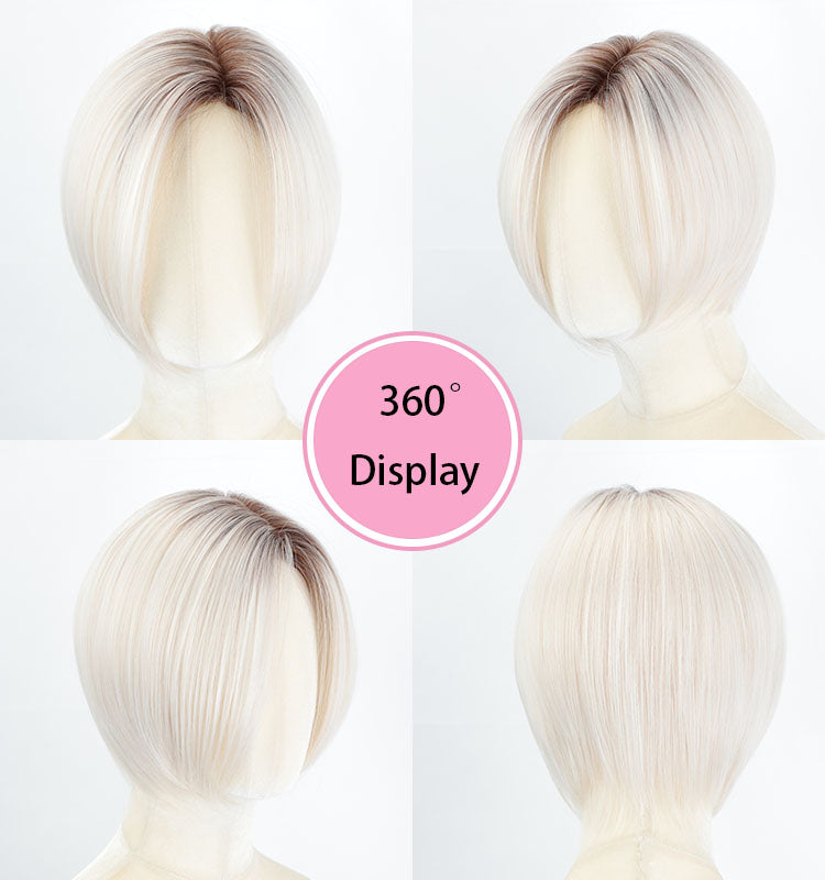 Phyllis - Wigyy Short Straight Bob Elegant Wig