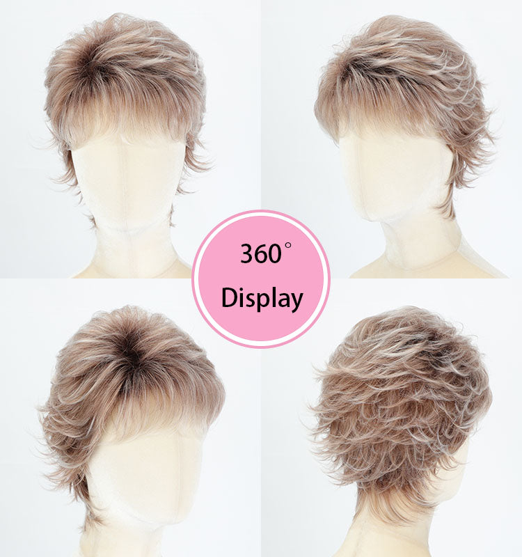 Harriet - Wigyy Vintage Pixie Cut Daily Use Elegant Wig