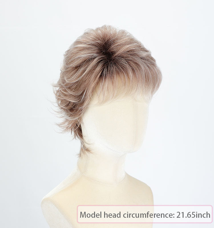 Harriet - Textured Feathered Shag  Voluminous Pixie Wig