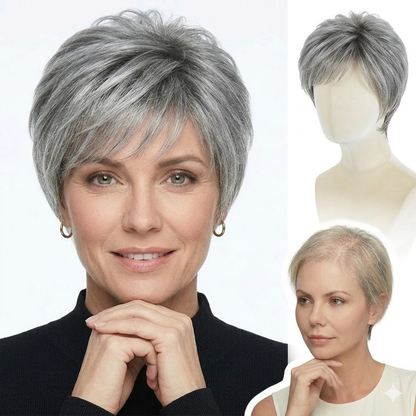 Tamsin - Short Ombre Blonde Pixie Cut Wigs