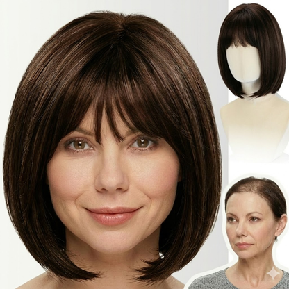 Perla - Wigyy Blonde Bob Elegant Wig with Bang