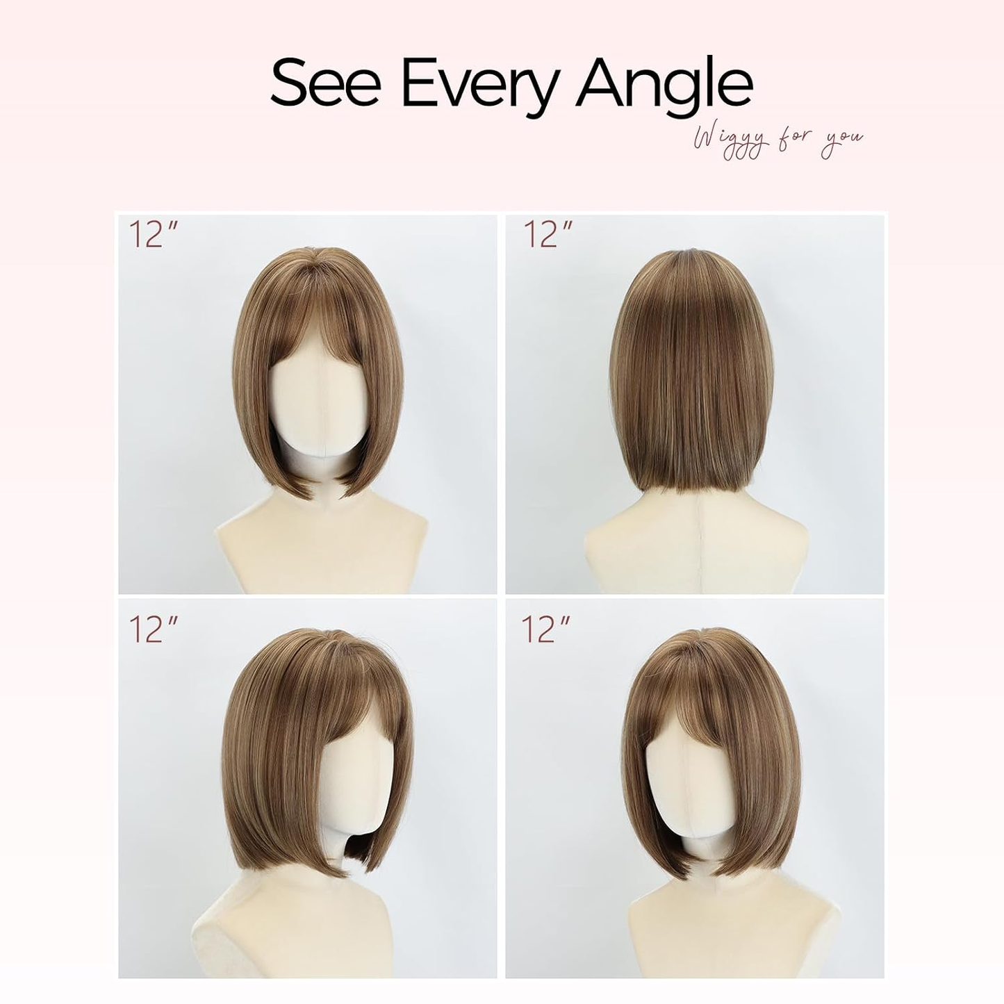 Clara - Wigyy Straight Cute Elegant Wig for Daily Use