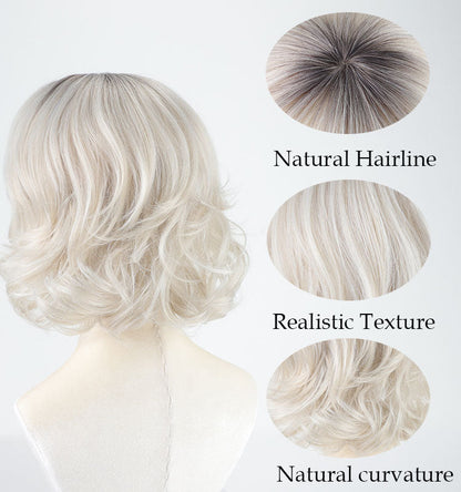 Chloe - Wigyy Daily Use Curl Bob Wig with Bang